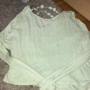 Francesca’s mint green long sleeve